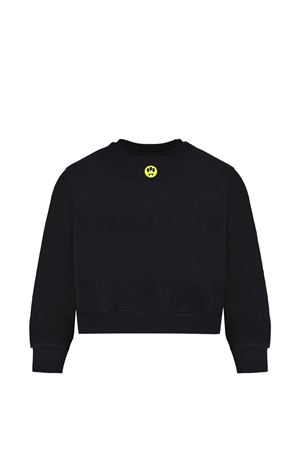 felpa in cotone nero BARROW KIDS | S6BKJGSW123110